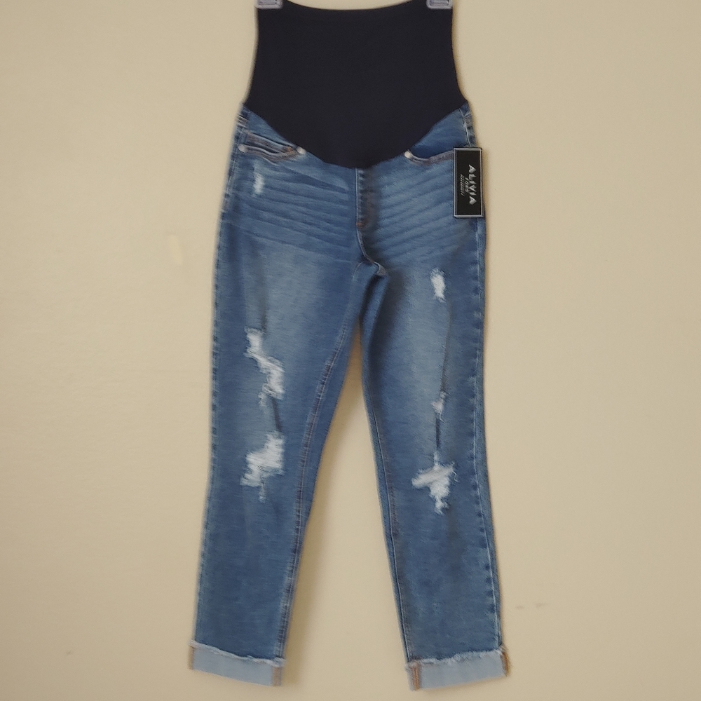 Alivia Ford Maternity - Relaxed cropped jeans